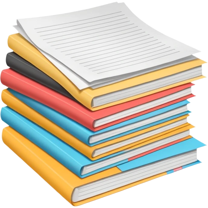 mac os mixed papers skeuomorphi emoji