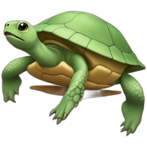 tortue rose emoji