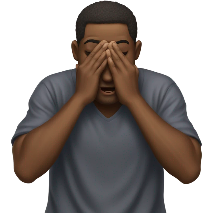 man praying and screaming why!!  emoji