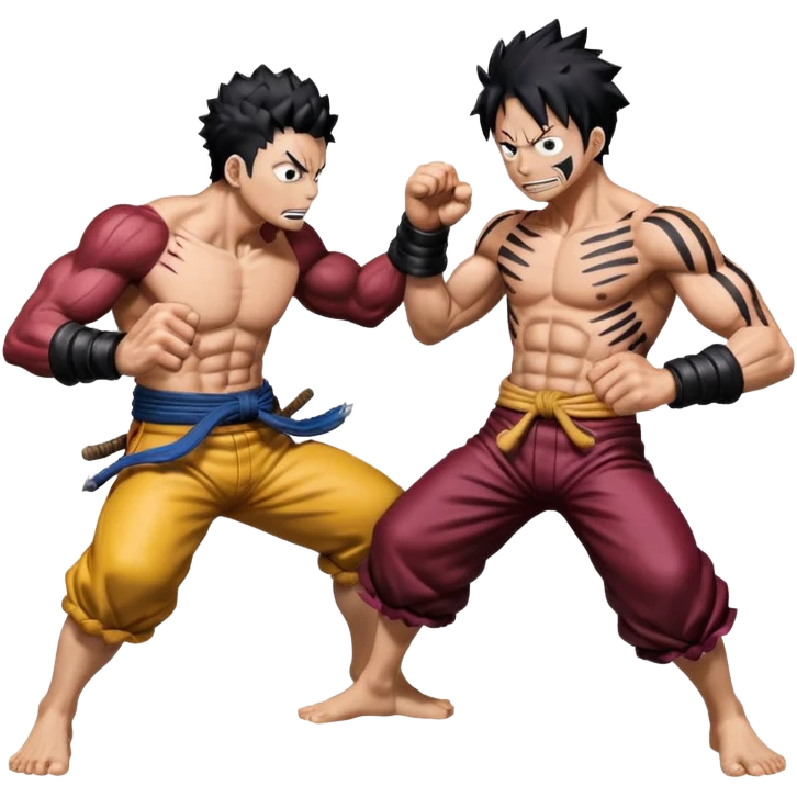 Katakuri vs luffy fight emoji