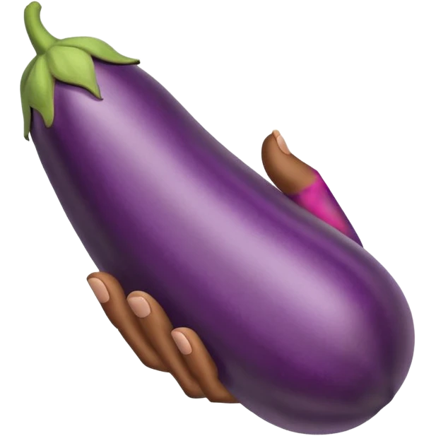 hand jerking a eggplant emoji
