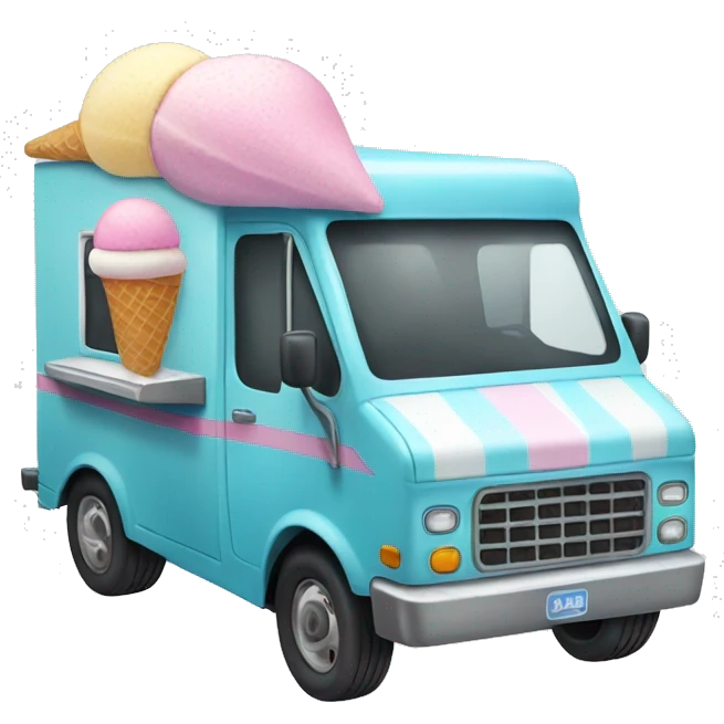 Ice cream truck emoji