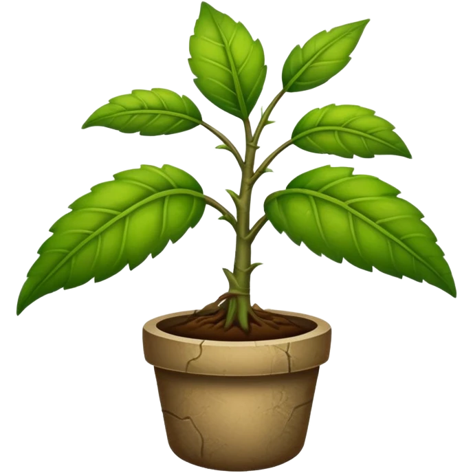 half dead half alive plant emoji