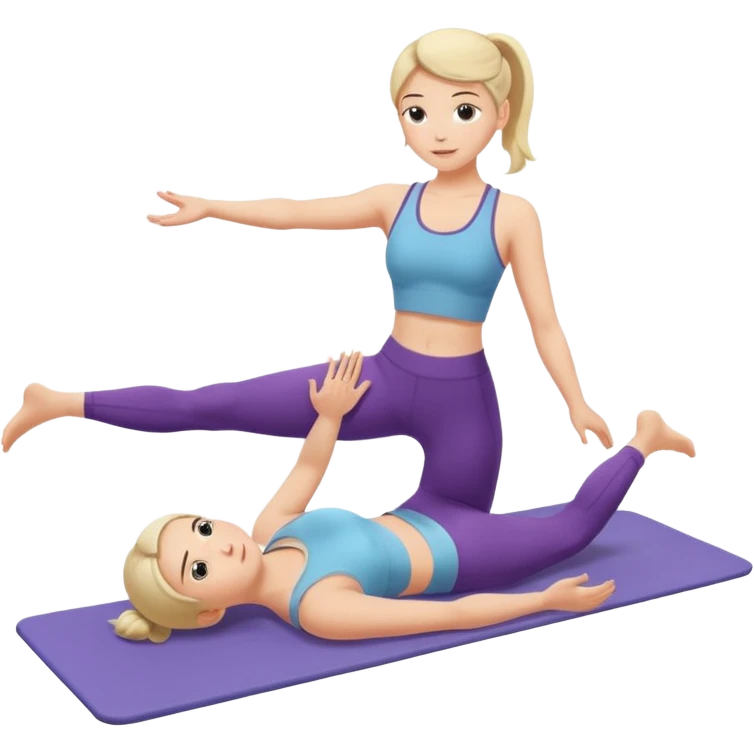 pilates girl  emoji