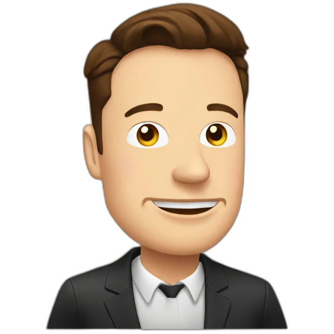Elon Musk tomando café emoji