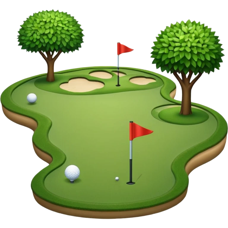 golf course emoji