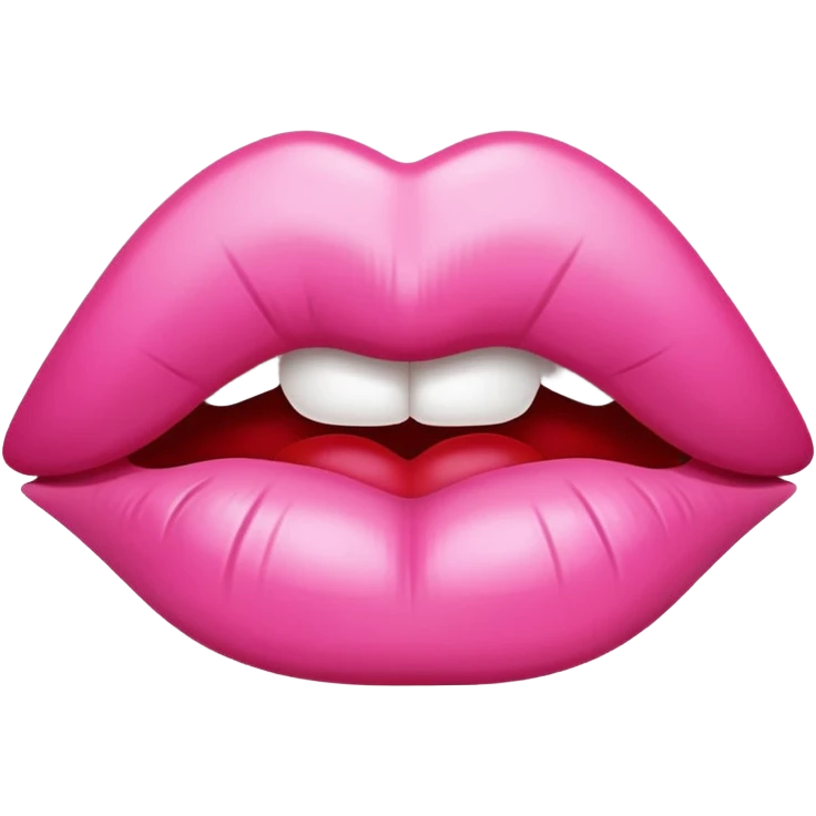 pink version of 💋 emoji
