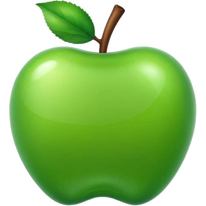 Green apple candy emoji