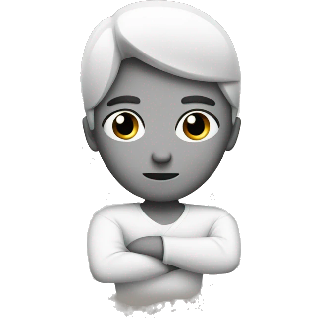 Person with crossed arms emoji