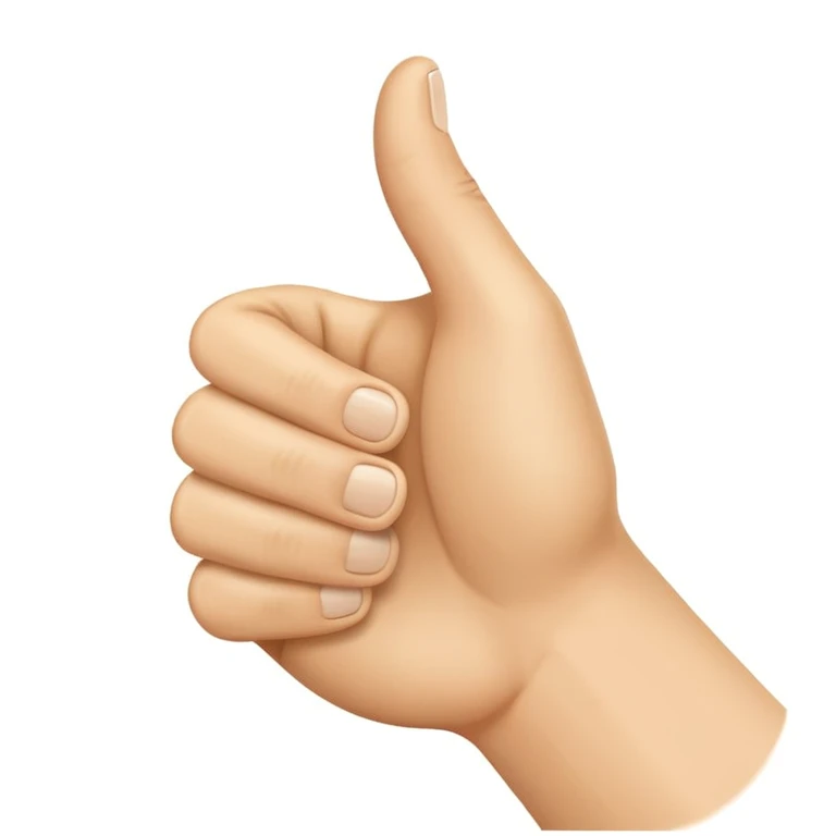 thumbs up hand emoji