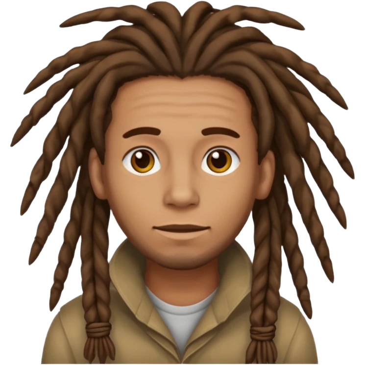 Man with dreadlock emoji