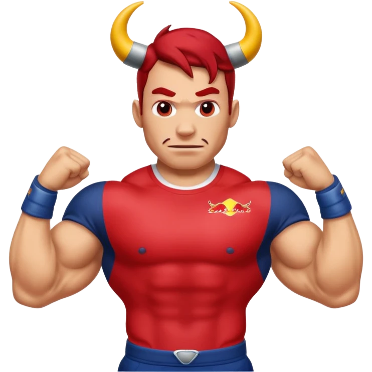 red bull with shirt emoji