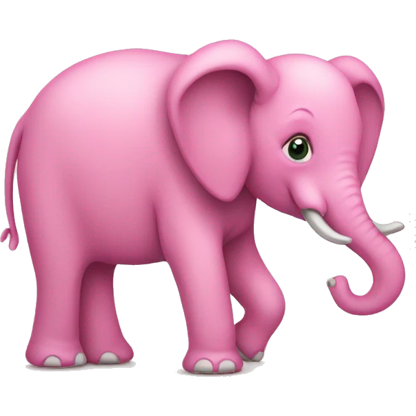 Pink elephant  emoji