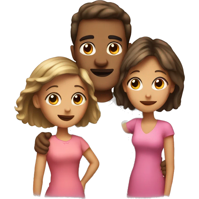 family mom dad girl emoji
