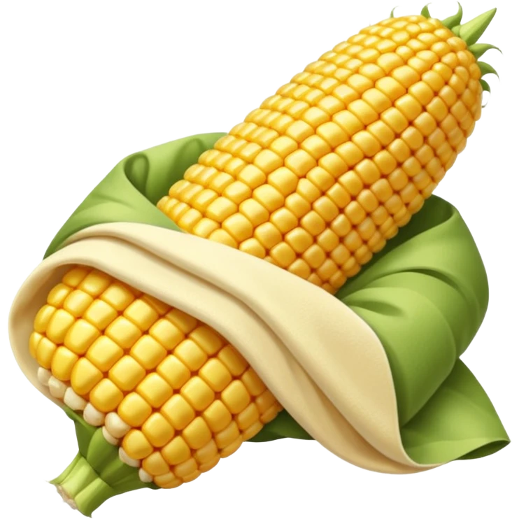 corn on the cob wrapped in a blanket emoji