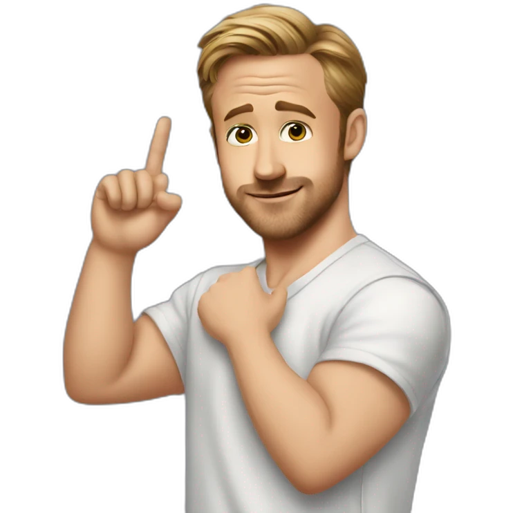 Ryan gosling thumb in the air emoji