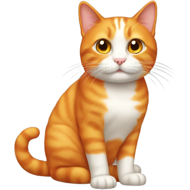Orange cat  emoji