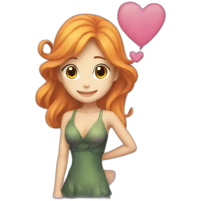 Nami in love emoji