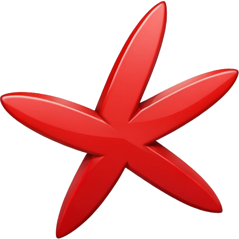 general red x symbol emoji