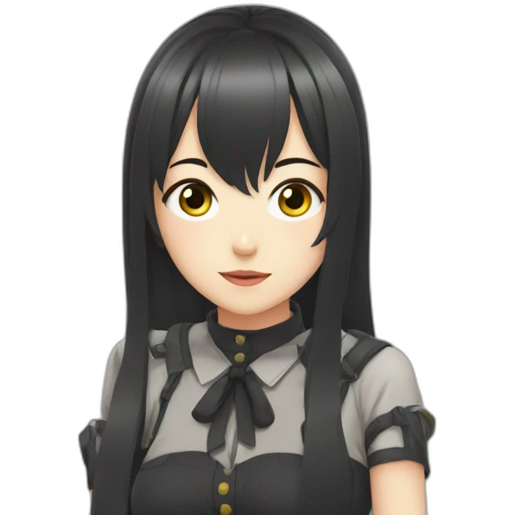 submissive anime girl emoji
