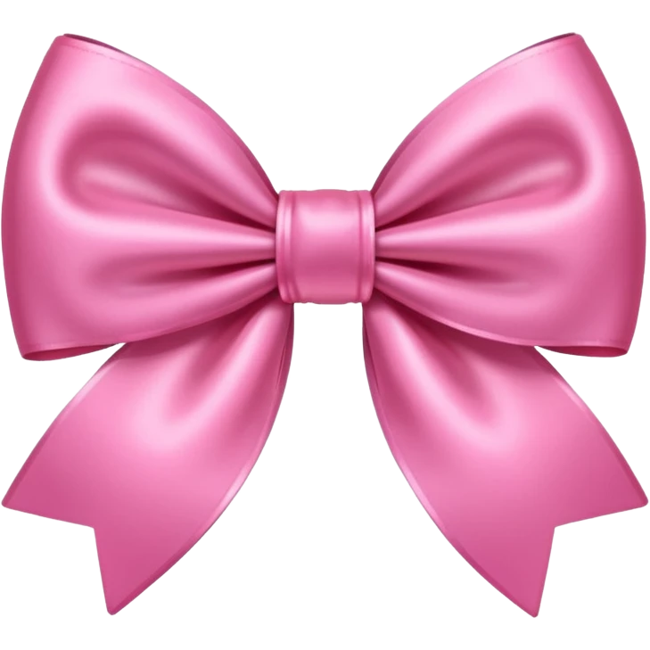 Pretty pink bow emoji emoji