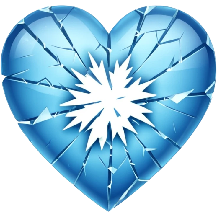Frozen heart emoji