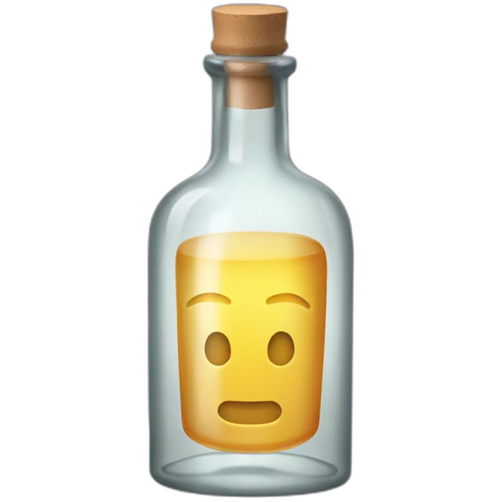 glass liquor bottle emoji