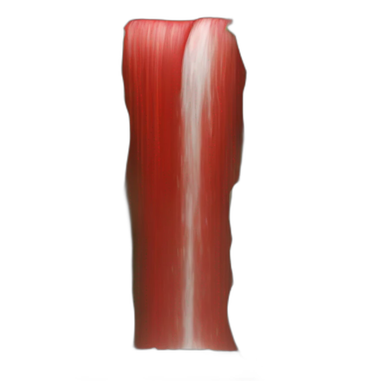 Red water cascade emoji