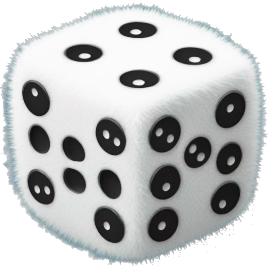 Fuzzy dice  emoji