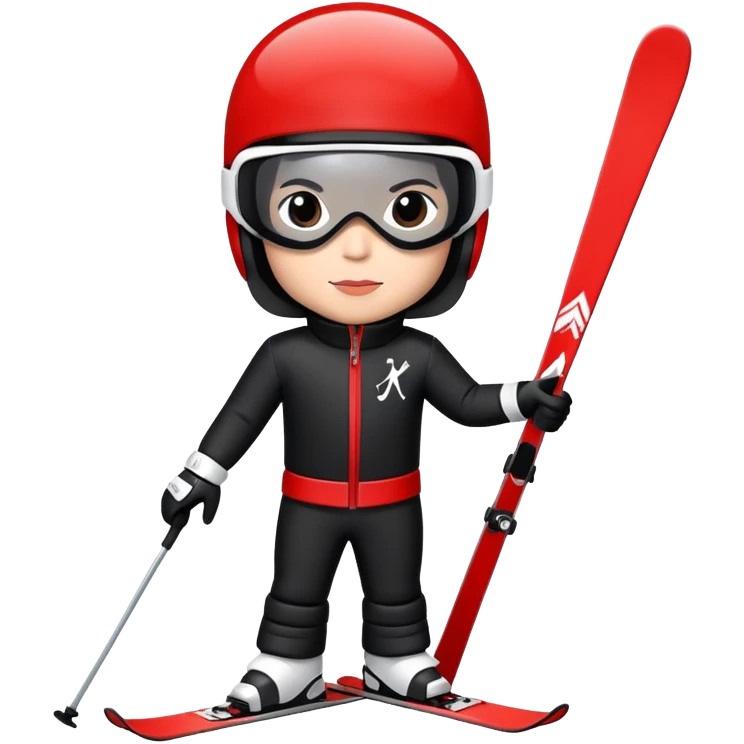 Michael Jackson skiing emoji