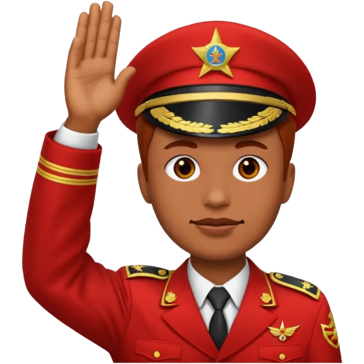 Red salute comrade! emoji