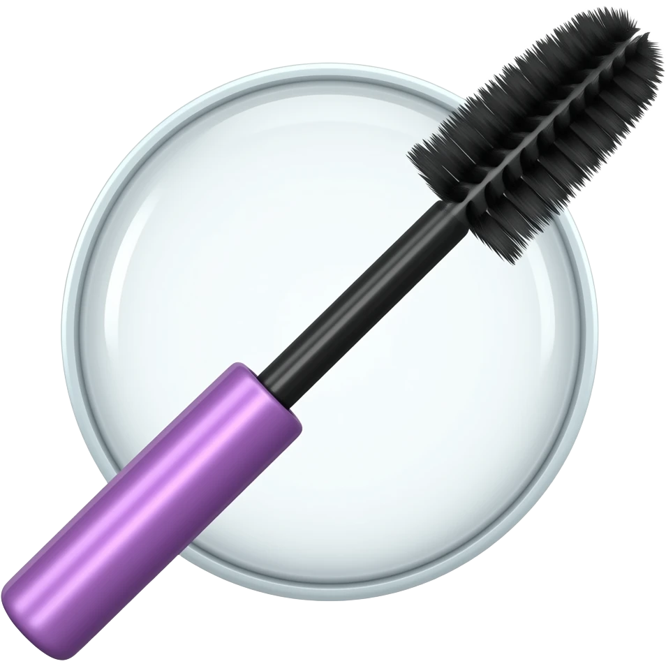 1 cepillo desechable de pestaña emoji