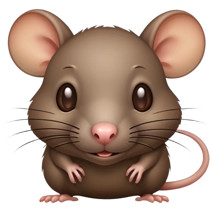 Ugly rat emoji