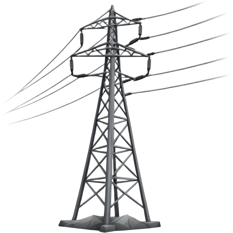 high voltage pole emoji