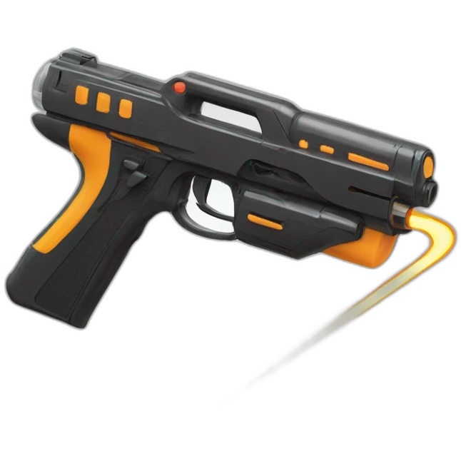 Tri lazer gun emoji