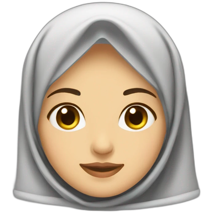 femme agée mosulmane avec hijab emoji