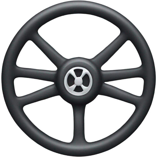 Car steering wheel emoji