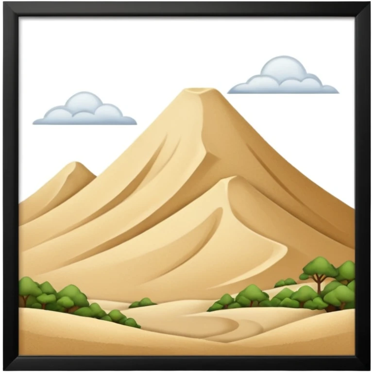 sand mountain emoji