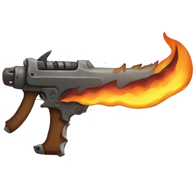 flame weapon emoji
