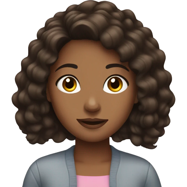 brunette girl self care emoji