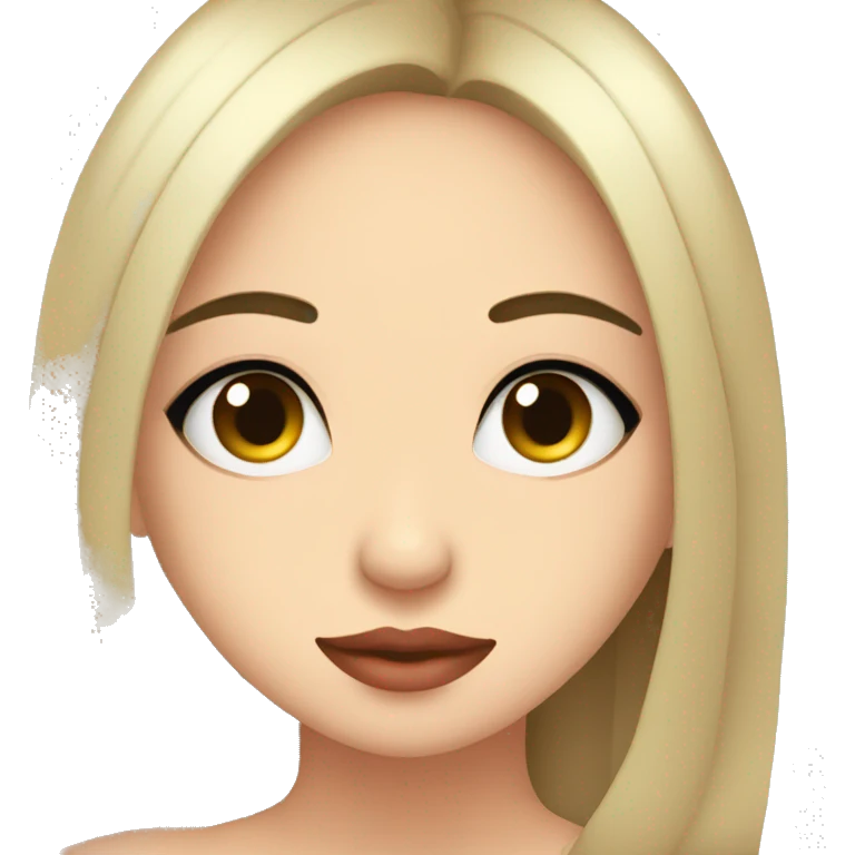 Payasito estilo aesthetic minimalista con ojos de enamorado  emoji