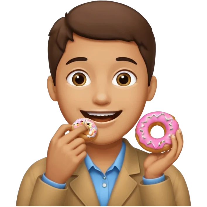 Make a funny aticker of a ting ring sahur emoji