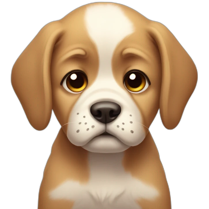 SAd puppy emoji