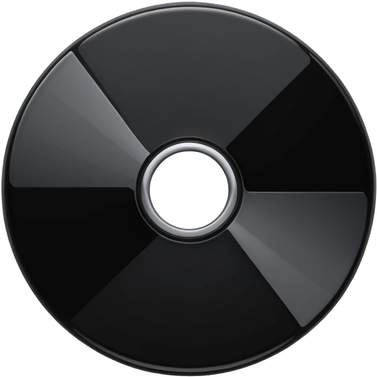 black computer disk emoji