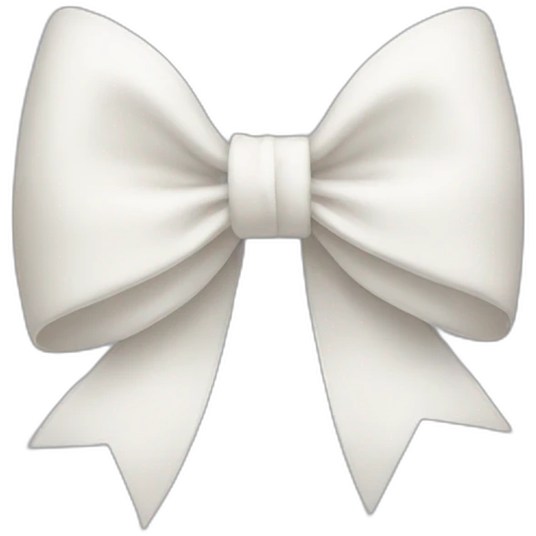 WHITE BOW emoji