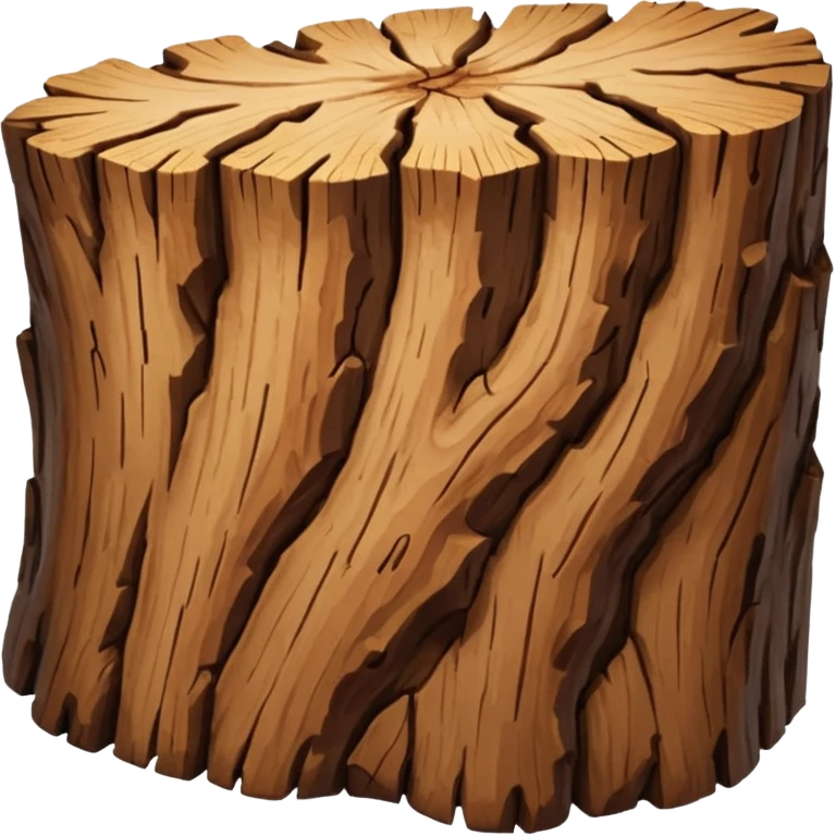 brown piece of oak bark emoji