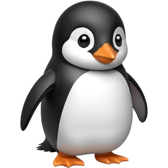 Pingüino sin boca emoji