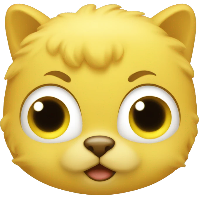 Tufty yellow baby emoji