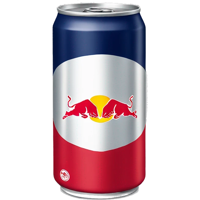 Red bull can emoji