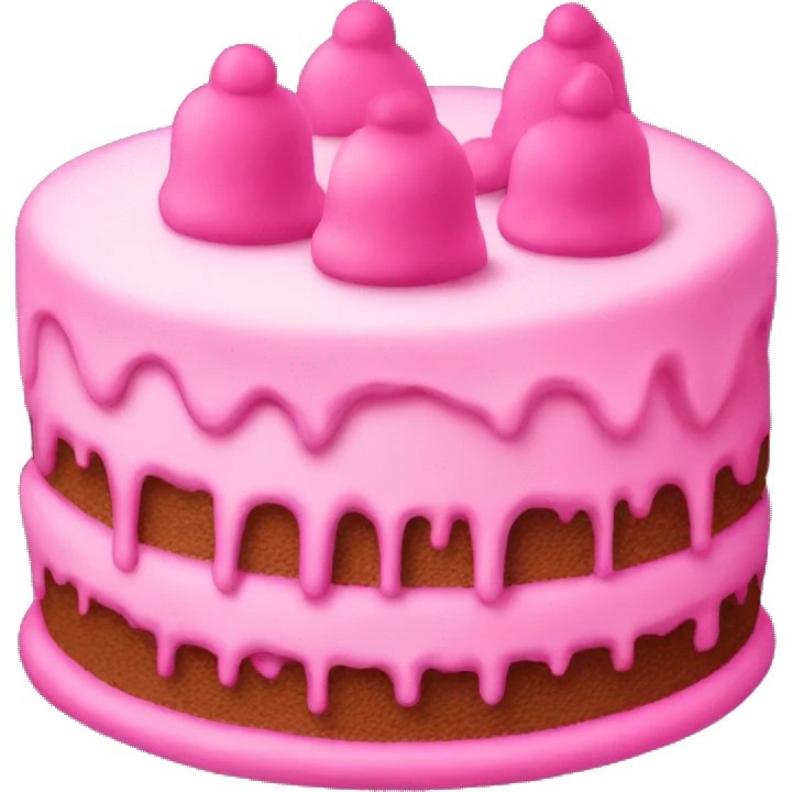 pink cake emoji